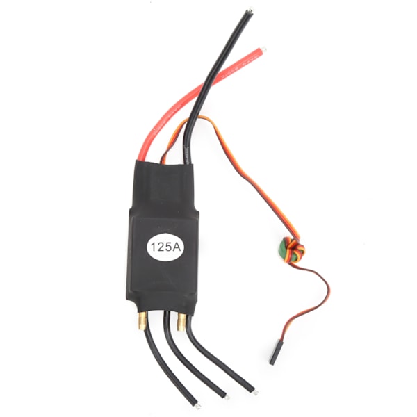 125A ESC Borstlös Vattenkylning Elektrisk Hastighetsregulator ESC för RC Båtmodell
