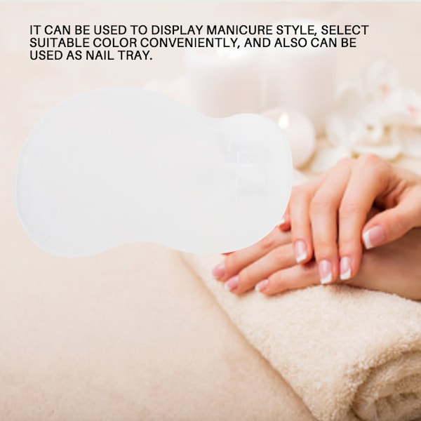 Manicure-værktøjssæt DIY neglekunst-displayholderbakke neglekunst-udstyr transparent sky