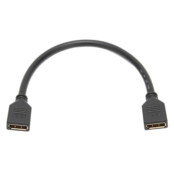 DP-naaras-naaras-jatkokaapeli, korkearesoluutioinen 4Kx2K kullattu 30 cm:n pituus, 2-porttinen DP-jatkosovitinkaapeli