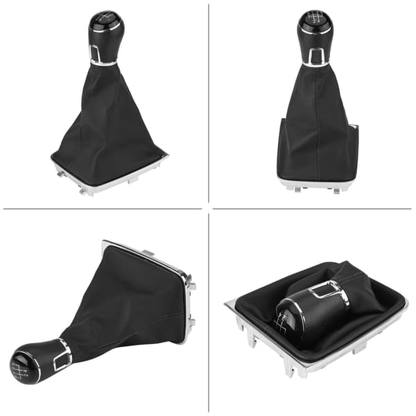 5 Växlad Bil Växelspak Knopp Damask Skydd Passar för 7 MK7 2013-2018