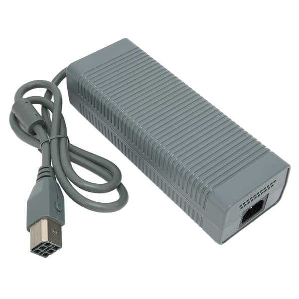 Til Xbox 360 strømadapter Spillekonsol Strømforsyning Oplader med strømkabel 185‑265VEU Stik