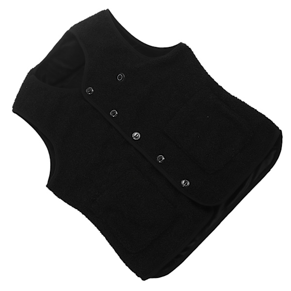 Lämmitetty liivi miehille ja naisille, 3 lämmitystasoa, 16 lämmitysaluetta, sähkölämmitysliivit, USB-ladattava talveen ulkoiluun, musta, 2XL