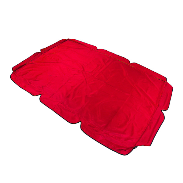 Swing Canopy 600D Silverbelagd Oxfordtyg Vattentät Swing Top Cover för Utomhus Röd