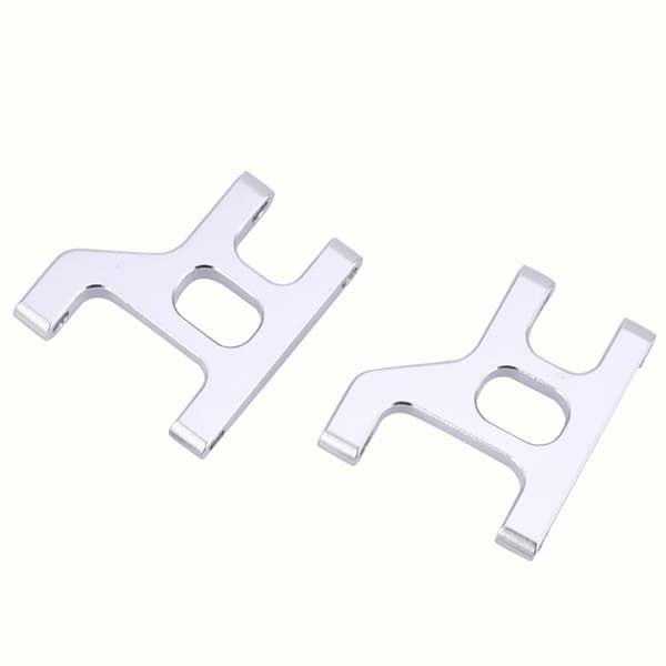 Aluminiumslegering Forreste Nedre Ophængsarm (V/H) Passer til TAMIYA 1:10 CC01 RC Modelbil Sølv CC01-003S