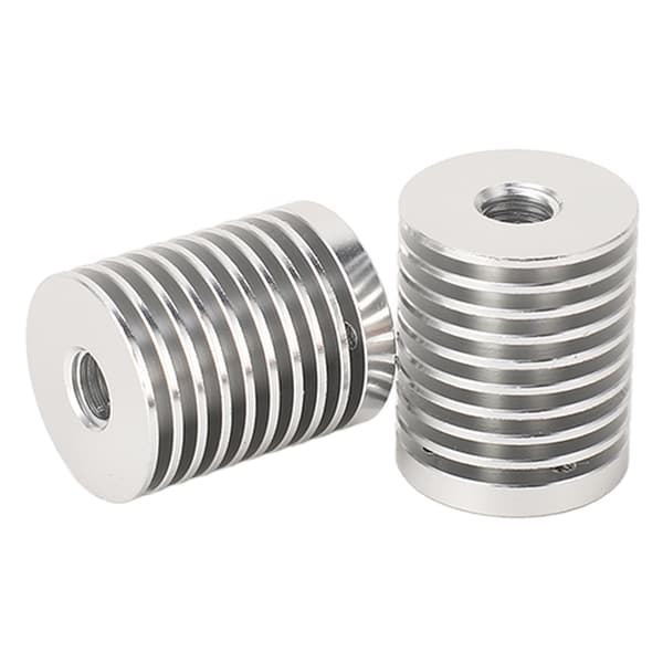 2 stk. Hotend køleplade V6 ekstruder aluminium køleplade til Voron 0.1 0.2 3D-printer