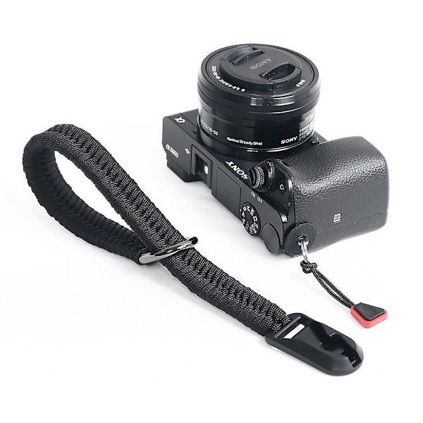 Högkvalitativt kamerarem för handleden för DSLR eller spegellös kamera