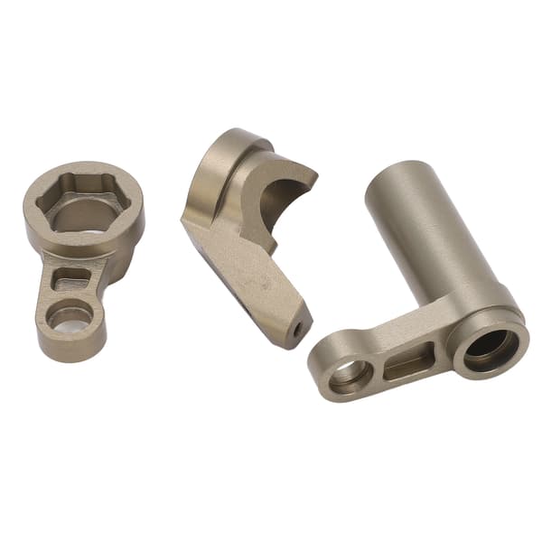 RC Styrespindelkit Aluminiumlegering Stødabsorberende Styreenhed til Traxxas Sledge 1/8 95076‑4 Titanium