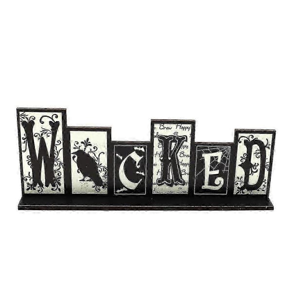 2025 For Desk Decorations Halloween Crow Spider Web Desktop Decoration Art Craft Home Table Centerpiece Office Study Room Decor