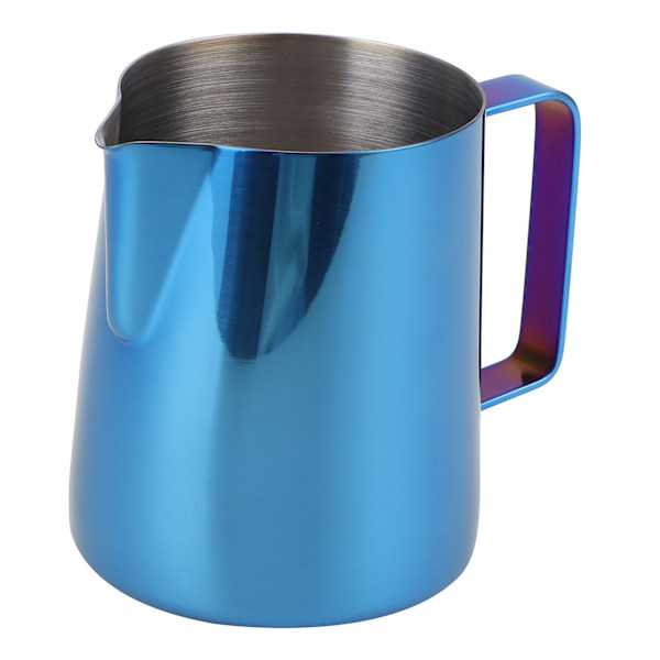 Kaffe Art Pitcher Latte Melkeskummende Kopp Krukke Kaffe Lagingsverktøy Tilbehør uten Skala 350ml Blå