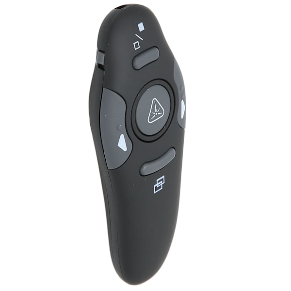 Presentasjonsklikker Ergonomisk håndholdt 2,4 Ghz trådløs presentatørfjernkontroll med trådløs mottaker for talemøteklasse