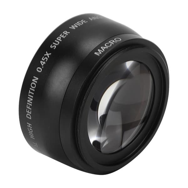 JSR‑1152 55MM 0.45X Avancerad Vidvinkel Makroobjektiv Passar Alla Kameraobjektiv med 55MM Diameter