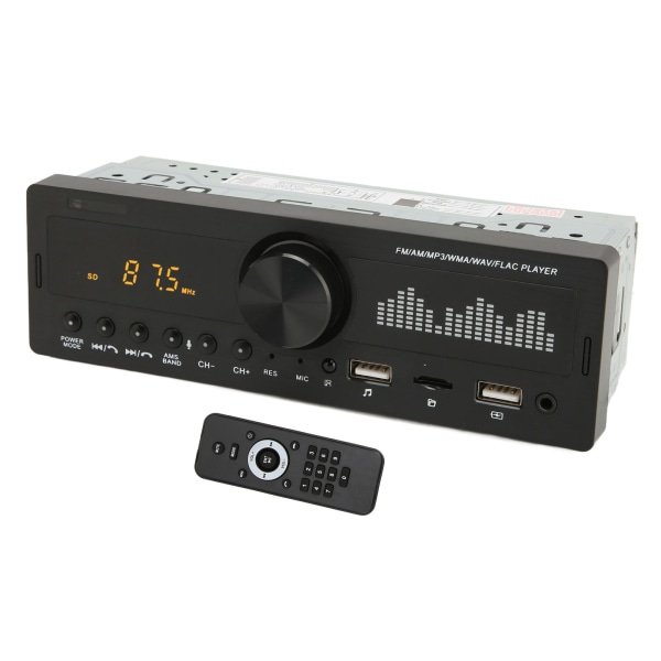 Dual USB autostereo Bluetooth Hands Free FM 87.5MHz - 108MHz Autosoitin Tukee MP3 WMA WAV FLAC APE