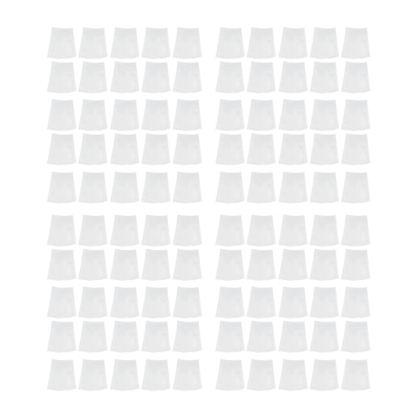 100 stk 20x30cm gjennomsiktig teksturert vakuumpose matvakuumforsegling emballasjepose for å beholde friskhet