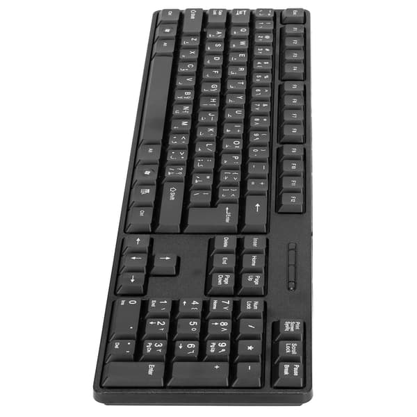 Computer Tastaturer Ergonomisk Design Holdbar USB Kablet Arabisk Engelsk Mekanisk Tastatur til PC Bærbare Computere
