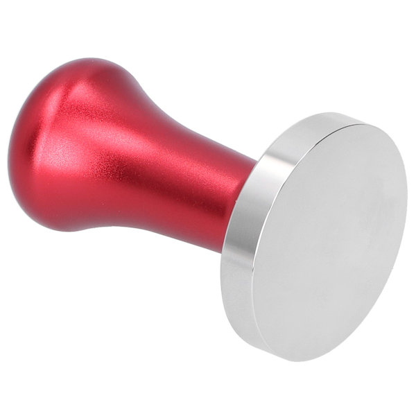 Kaffe Tamper Platt Botten Pulver Handpress Hammare Kaffe Tillverkning Tillbehör Köksredskap Röd