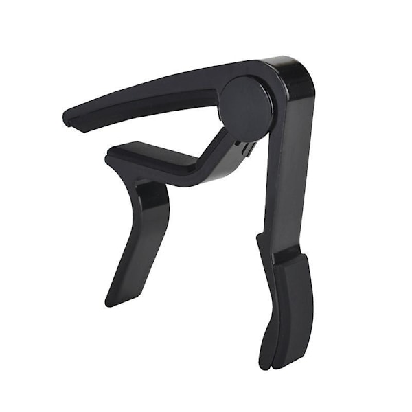 Akustisk & Elektrisk Guitar Capo, 6-strenget, Sort+Guld