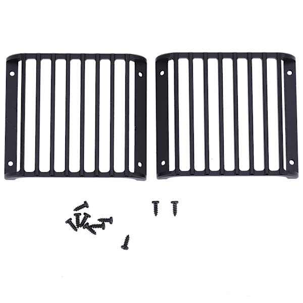 Metall Frontlyktbeskyttelse Hovedlyktdeksel Beskyttelsesgitter for Traxxas TRX-4 1/10 RC Crawler Bil