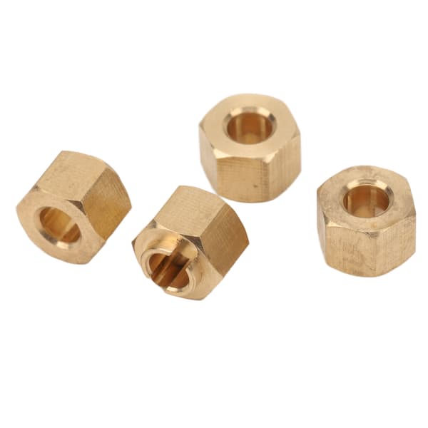 4 stk. RC Navadapter Hex Messing til Traxxas til TRX4M 1/18 Skala Crawler Bil Tilbehør 5mm