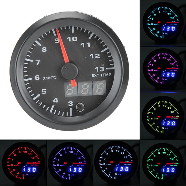 52mm/2.0in Auto Udstødningstemperatur Måler Digital Display Stepper Motor