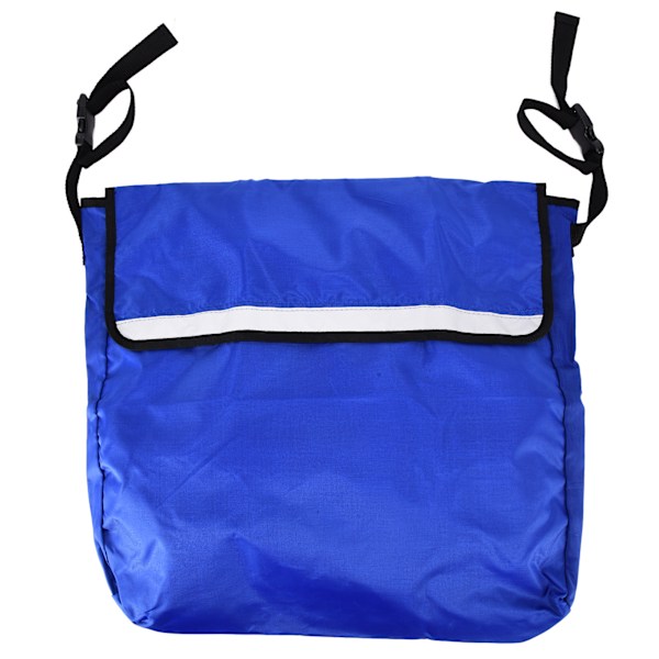 Wheelchair Backpack Bag Large Capacity Hanging On Wheelchair Mobility Scooter Storage Bag AccessoriesBlue