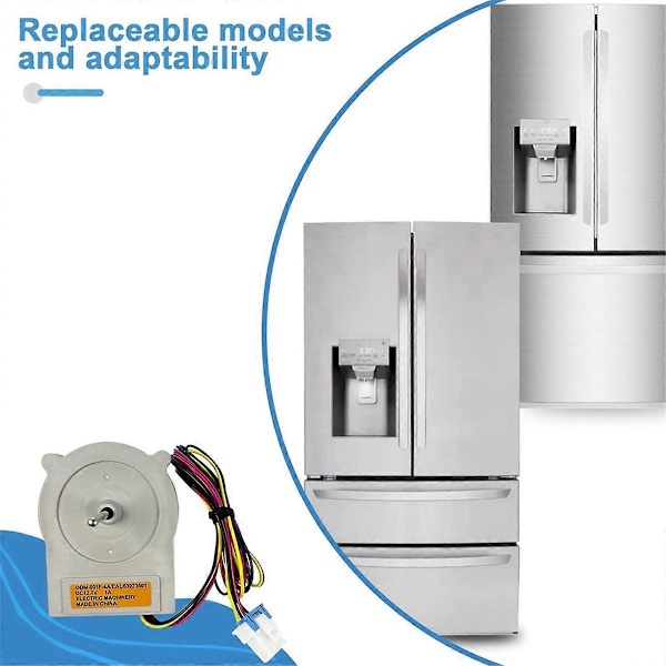 EAU63923601 -001F-4A Køleskab Kondensator Ventilator Motor Til