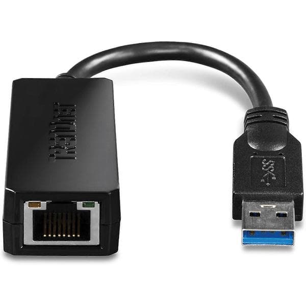 USB 3.0 til Gigabit Ethernet-adapter, Fuld Duplex 2 Gbit/s Ethernet-hastigheder, op til 1 Gbit/s, USB til Gigabit Ethernet-adapter, USB