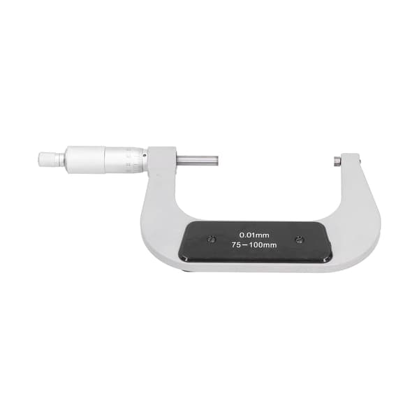 Mikrometer Hög Precision Ytterdiameter Spiralmätare Rostfritt Stål Mätverktyg 75‑100mm