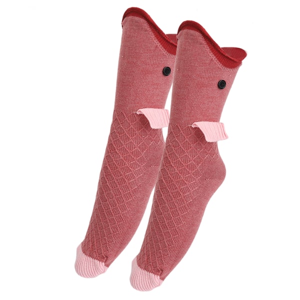 Lange sokker for menn kvinner Myk bomull Varm Komfortabel Søte julesokker til vinter