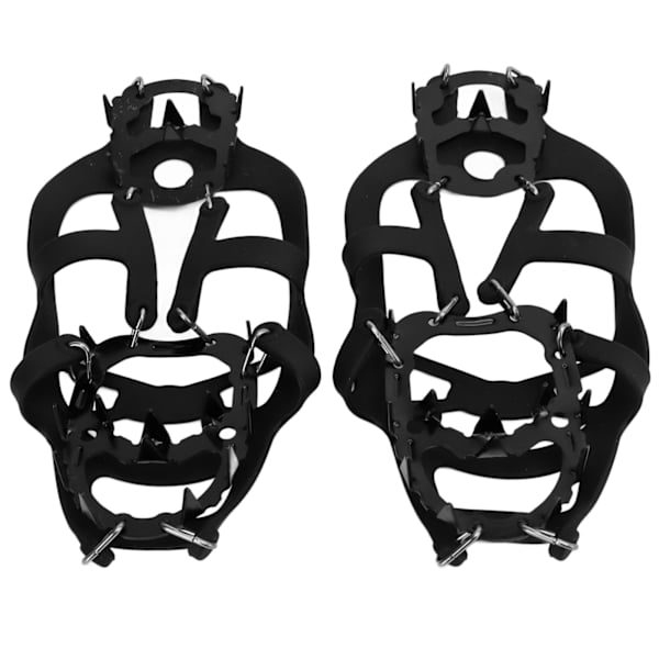 18 Spikes Crampons Walk Traction Ice Snow Grip Cleats for Hiking Walking Climbing