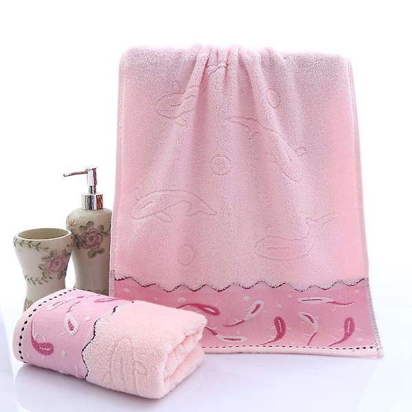 Absorberende Bomulls Håndklær - Sett med 4 (14x29 tommer) for Bad, Hånd, Ansikt, Treningssenter, Spa
