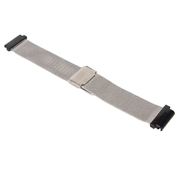 Urrem 22 mm rustfrit stål mesh justerbar erstatningsrem til Amazfit Falcon T‑REX 2 Ultra sølv