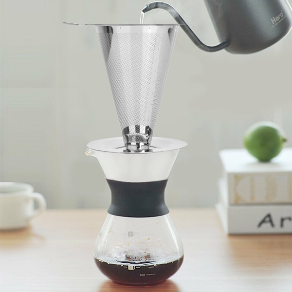 Rustfrit kaffefilter i rustfrit stål til te og kaffe (YJ-89A1)