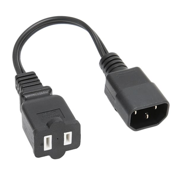 IEC320 C14 to 1 15R johto uros-naaras vedenpitävä power pöytälampun digitaalikameran projektorille 100-250V