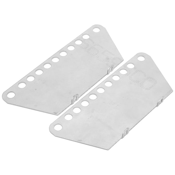 1 par/set fjärrkontroll bil metall sidopedaler stegbräda fotbräda för MN 1/12 D90 RC
