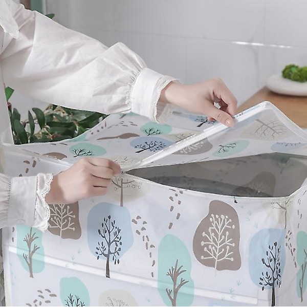 Vanntett deksel for vaskemaskin eller tørketrommel - Passer til de fleste frontlastede vaskemaskiner og tørketromler - Forest Fun Cat