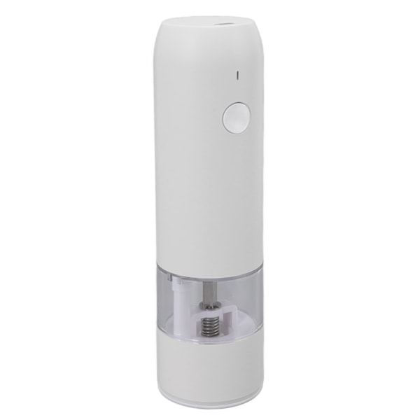 Pepperkvern enkel stilig allsidig elektrisk justerbar tykkelse krydder salt pepper keramisk kvern møller hvit