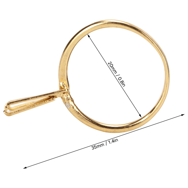 Ring Blank Support 4 Claw Form Visuellt stål Ring Spring Prong Tool för juvelerare Guld
