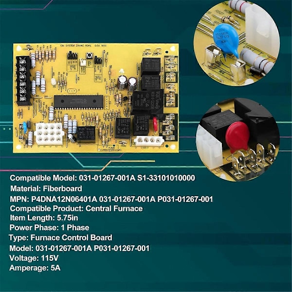 S1-33103010000 Uunin ohjauskortti malleille 50A56-956/242