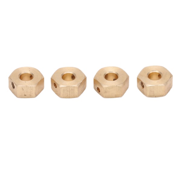 RC Wheel Hex Adapterit Messinki Tukeva Kestävä Hieno ulkonäkö Helppo asentaa RC Hex Hub Jatke Axial 8mm