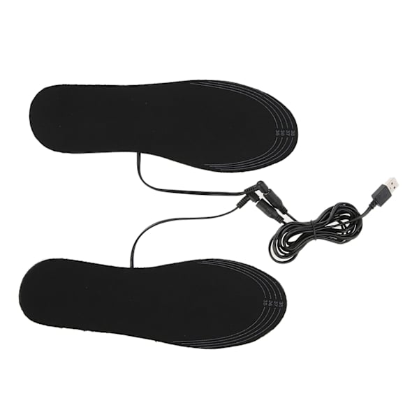 Unisex elektriske oppvarmede innleggssåler Varme skoinnsatser for sko Boot Hold Warm Skopute （35-39）