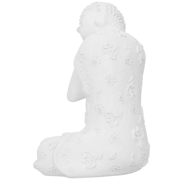 Sovande Buddha-skulptur i syntetisk harts, statyhantverk, heminredningsprydnader