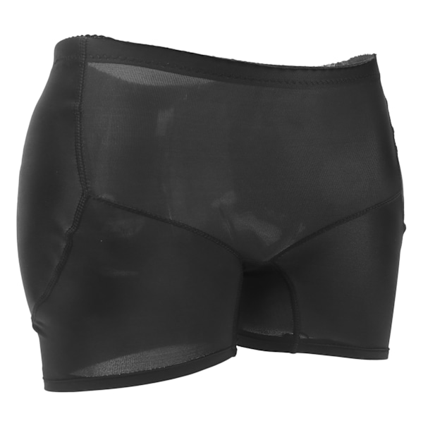 Kvinnors höftstöd lyft trosor mjuka andningsbara vadderade rumpa kropp forma underkläder svart 4XL