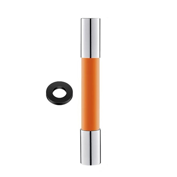 360 graders flexibel kran spruta förlängningsslang med universal skummande förlängningsrör och anslutning, 20 cm orange