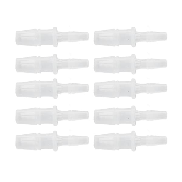 10 stk. Slangefittingsreduktion PP Akvarie Luftpumpeadapter til silikoneslangeforbindelse 4.8-7.9