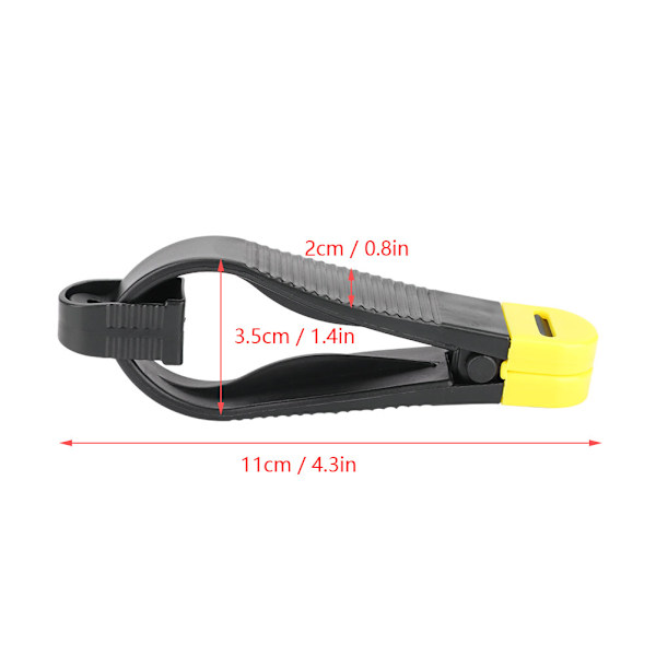 Trollingbåt Havsfiske Power Grip Board Mast Lossning Snap Clip Clamp (stor)