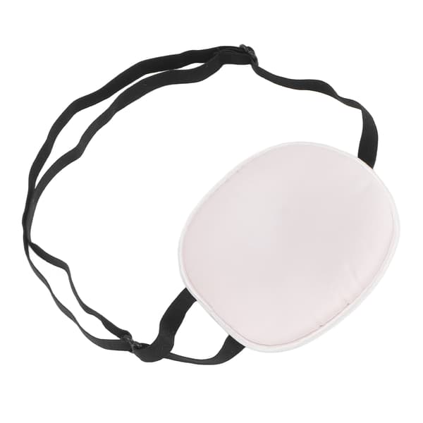 Amblyopia øjenplaster silke bomuld elastisk rem fuld dækning lysblokerende skeløjet øjenpude til voksne lyserød