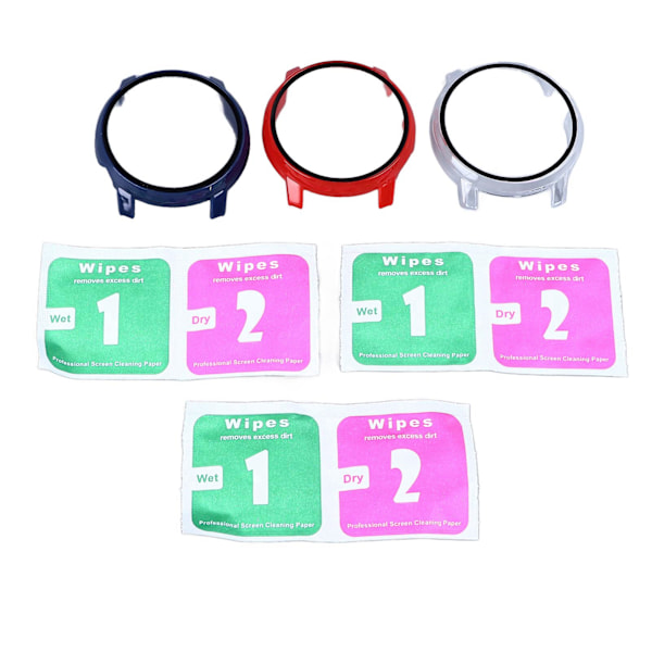 3-pack klockfodral med exakta utskärningar förhindrar repor härdat glasfilm klockskydd för Coros Pace 3