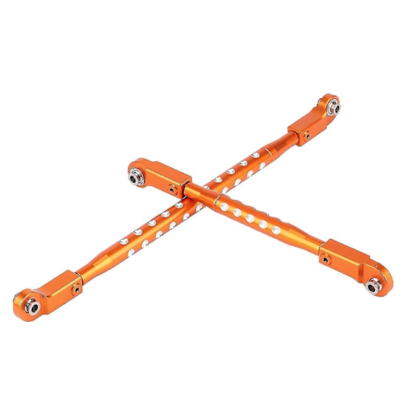 Metallinen ohjauslinkkisetti ohjauslinkkitanko yhteensopiva 1/6 Rc Crawlerin kanssa, oranssi