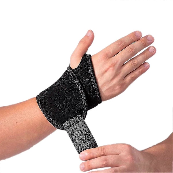Sport Handledsstöd - 2-pack Justerbart Handledsstöd för Träning, Artrit & Tendinit Smärtlindring