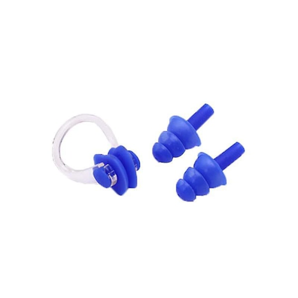 Swimming Earplugs for Unisex Adult Training, Blue